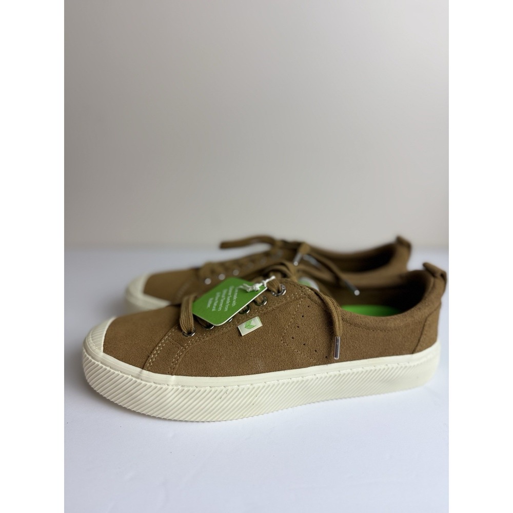 Women's Size 10.5 Men 9 CARIUMA Unisex OCA Low Camel Suede Sneaker - Picture 2 of 10